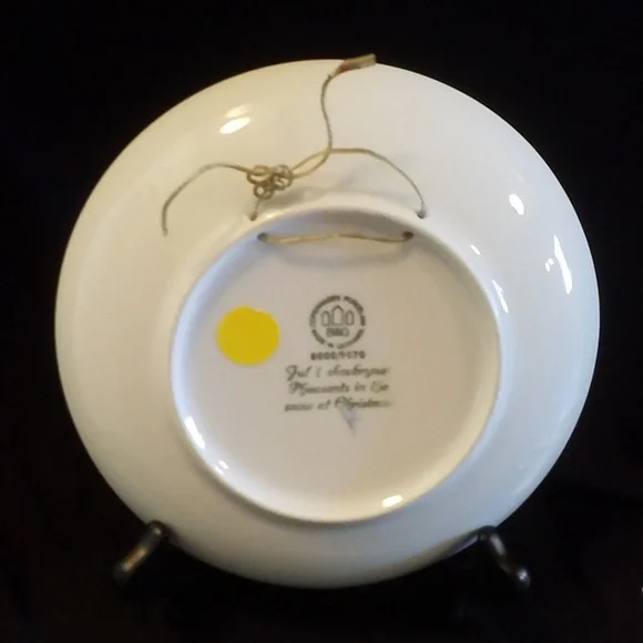 PLATE Bing & Grondahl Copenhagen 1970 JULE AFTER Pheasants in the snow Christmas - Picture 2 of 3